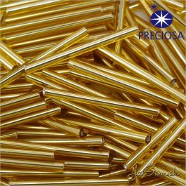 Rokajl Preciosa tyčky 25 mm zlatá 8g(cca 33ks) (15524)